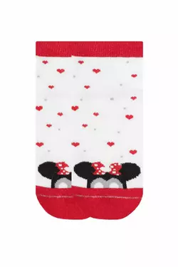 Шкарпетки DUNA дитячі демісезонні  для дівчаток бавовняні, укорочені  9068  27-30  Молочний  (090681580062259301)