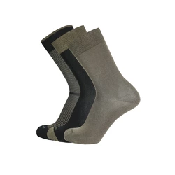 Набір шкарпеток DUNA чоловічих демісезонних з 3-х пар,  із бавовни 1060  43-46  Хакі  (010601670023111101)