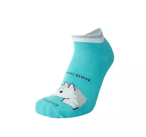 Шкарпетки DUNA дитячі демісезонні бавовняні з люрексом для дівчаток  9020  31-34  Світло-бірюзовий  (090201600035206201)