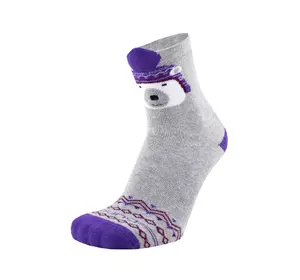 Шкарпетки DUNA дитячі зимові бавовняні, із внутрішнім плюшем, з силіконом на стопі 4113  Світло-сірий  23-26  (041131560017227701)