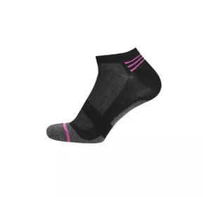Шкарпетки DUNA жіночі літні бавовняні, сіточка спорт укорочені 8020  35-37  Чорний  (080201610001217401)