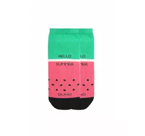 Шкарпетки DUNA дитячі демісезонні бавовняні,для дівчаток  укорочені 9006  23-26  Кораловий  (090061560029204901)